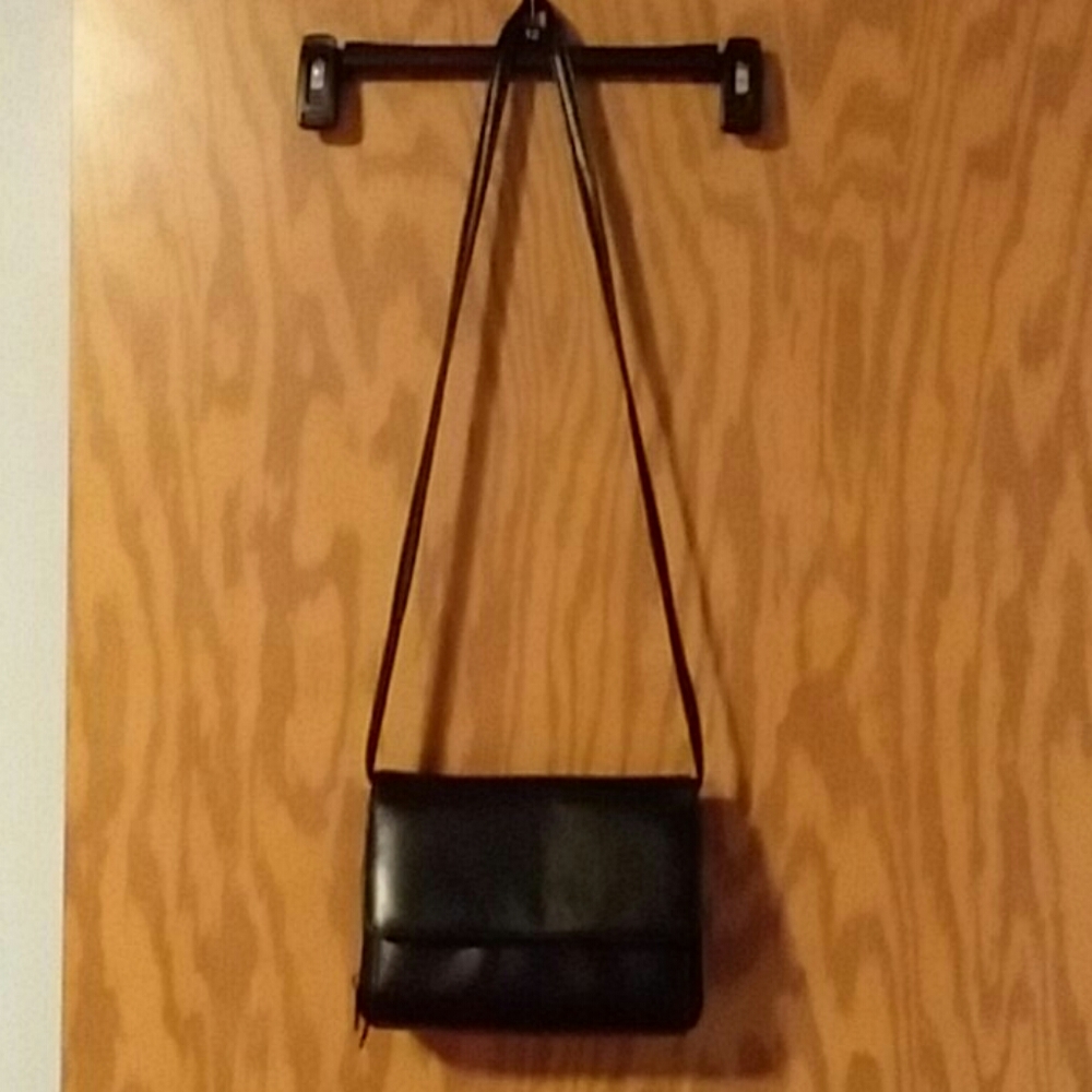 Black Leather Purse